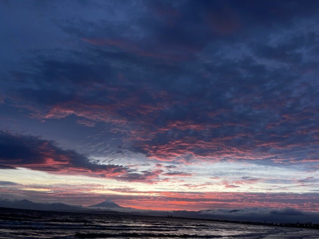 江ノ島の夕日